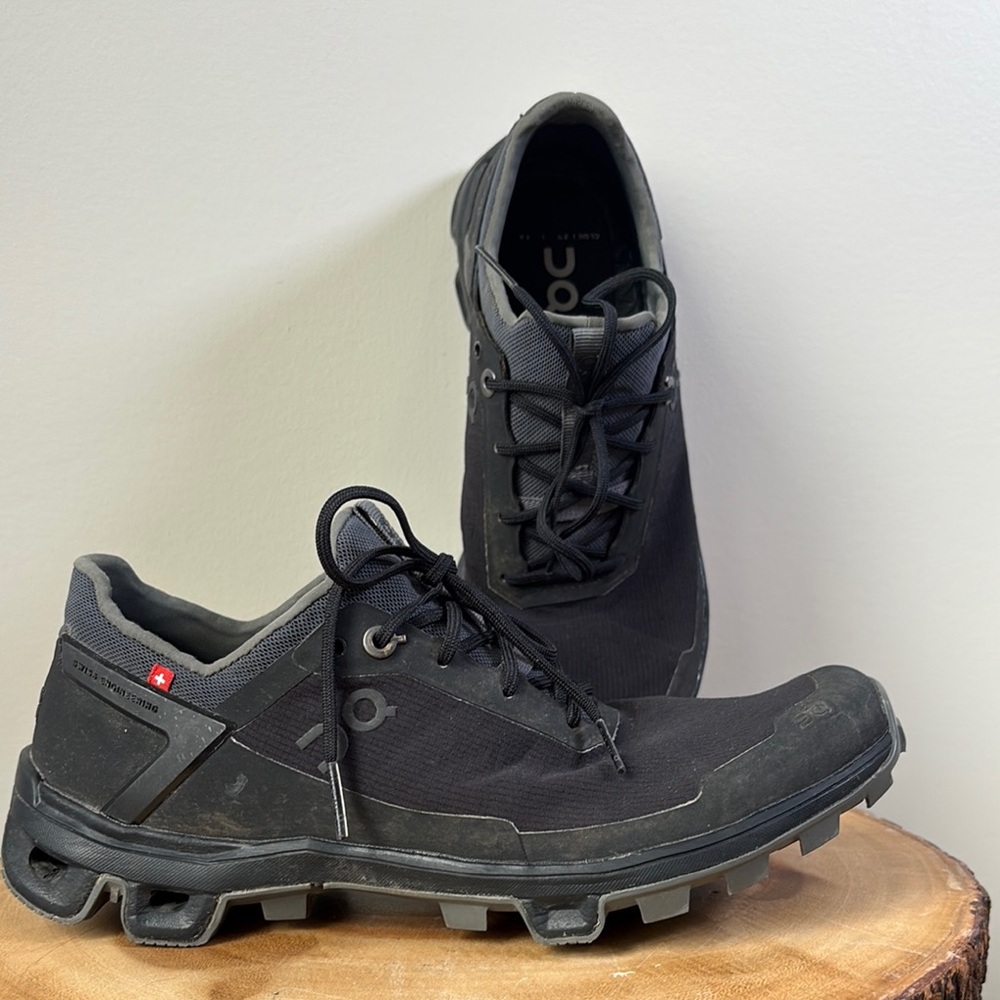 On Running Women's Black Athletic Trail Shoes